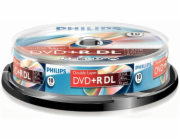 1x10 Philips DVD+R 8,5GB DL 8x SP
