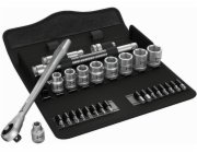 WERA 8100 SC 7 Zyklop Metal ratchet set push-through square