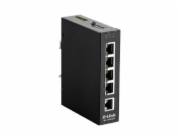 D-Link DIS 100G-5W - Přepínač - neřízený - 5 x 10/100/1000 - lze montovat na konzolu DIN, pro připevnění na zeď