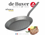 Pánev na steaky de Buyer, 5616.24, Mineral B Element, ocel, průměr 24 cm
