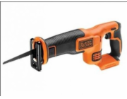 BLACK+DECKER akumulátorová přímočará pila BDCR18N, 18V