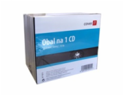 COVER IT Box na 1x CD/DVD/BR 10mm plast 1bal 10ks