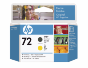 HP 72 - ?lutá, matná čerň - tisková hlava - pro DesignJet T1100, T1100ps, T1200, T1200ps, T1300, T610, T620, T770, T790