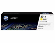 HP 201X High Capacity Yellow LJ Toner Cartridge, CF402X (2,300 pages)