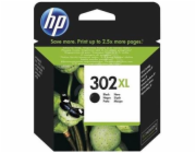 HP 302XL - 8.5 ml - Vysoká výtěžnost - černá - originální - inkoustová cartridge - pro Deskjet 1110, 21XX, 36XX; ENVY 45XX; Officejet 38XX, 46XX, 52XX