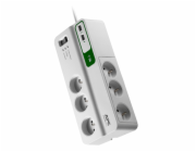 APC Essential SurgeArrest 6 outlets with 5V, 2.4A 2 port USB charger, 230V France, 2m