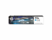 HP 913A - Azurová - originální - PageWide - inkoustová cartridge - pro PageWide 352, 377, MFP 377; PageWide Pro 452, 477, 552, 577, MFP 477
