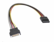 PREMIUMCORD Kabel SATA prodlužovací napájecí k HDD 16cm