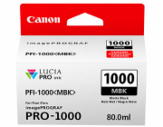 Canon CARTRIDGE PFI-1000MBK matná černá pro ImagePROGRAF PRO-1000 (1 600 str.)