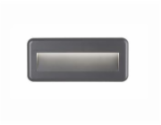 Svítidlo Nova Luce PULSAR STEP GREY 6 schodišťové, IP 54, 4 W