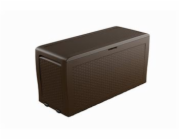 Zahradní box Keter Samoa Rattan Box 270L hnědý