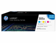 HP 305A CMY 3-pack LJ Toner Cart, CF370AM (2,600 / 2,600 / 2,600 pages)