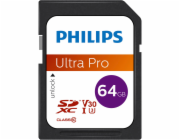 Philips SDXC 64 GB Class 10, UHS-I U3 Paměťova Karta