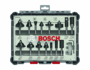 Bosch 15-díl.sada fréz 6mm