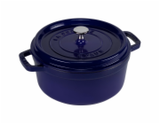 Litinový hrnec Staub La Cocotte 24cm kulatý tmavě modrý