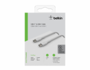 Belkin USB-C/USB-C kabel 1m oplasteny, bily CAB004bt1MWH