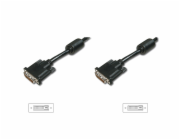 Digitus Připojovací kabel DVI, DVI (24 + 1), 2x ferit M / M, 2,0 m, DVI-D Dual Link, bl