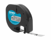 Dymo Letratag Band Metall silber 12 mm x 4 m