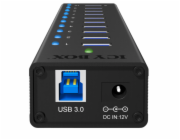 Raidsonic ICY BOX IB-AC6110 10-Port USB 3.0 Hub