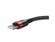 Baseus Cafule USB Lightning Cable 2,4A 0,5m (červeno-černý)