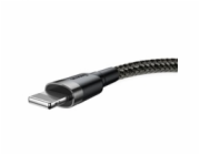 Baseus datový kabel Cafule Lightning 1m 2,4A šedo-černý