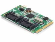DeLOCK MiniPCIe I/O PCIe 2xSATA 6Gb/s, řadič
