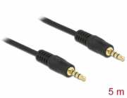 DeLOCK audio kabel jack 3,5mm 4pin > 3,5mm konektor 4pin