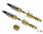 DeLOCK jack kabel 3,5mm 3pinová zástrčka > 3,5mm 3pinová zástrčka