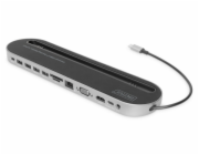 Dokovací stanice Digitus USB-C, 12portová, dokovací stanice