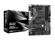 ASROCK MB B450 PRO4 R2.0 (AM4, amd B450, 4xDDR4 3200, 6xSATA3, 7.1, VGA+HDMI +DPort, USB3.1, ATX)