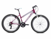 Horské jízdní kolo Capriolo MONITOR Lady FSL 26"/17HT bordo-bílo-tyrkysové 