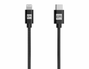 ER POWER kabel USB-C/Lightning 120cm černý