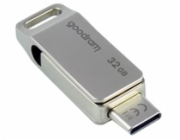 GOODRAM Flash Disk 32GB ODA3, USB 3.2, stříbrná ODA3-0320B0R11