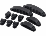 LogiLink Organizer Holder Black 10 kusů (KAB0039)