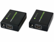 Techly IDATA EXT-E70 AV prodlužovačka AV vysílač a přijímač Černá