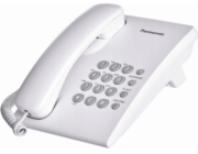 Panasonic KX-TS500PDW telefon Analogový telefon Bílá