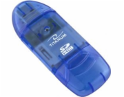 TITANUM TA101B čtečka karet Modrá USB 2.0