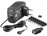 Techly  3-12V, 1.5A 18W Univerzální adaptér