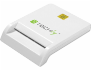 Techly Compact /Writer USB2.0 White I-CARD CAM-USB2TY smart card reader Indoor 029150