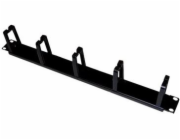 Alantec PK009 cable organizer Wall Cable holder Black 1 pc(s)