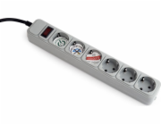 Gembird SPG6-B-6C power extension 1.8 m 6 AC outlet(s)