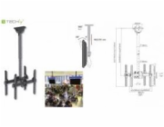 TECHLY 020645 Dual sided ceiling mount for 2x TV LED/LCD/PDP 32-55 90kg adjustable