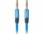 Lanberg Jack 3,5mm - Jack 3,5mm 2m kabel modrý (CA-MJMJ-10CU-0020-BL)