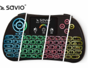 Savio KW-03 bezdrátová černá americká klávesnice (KW-03)