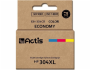 Actis KH-304CR Inkoust (náhrada za HP 304XL N9K07AE; prémiový; 18 ml; barevný)