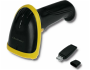 Qoltec 50862 Bezdrátová čtečka čárových kódů 1D | 2,4GHz