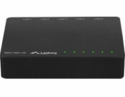 LANBERG SWITCH  DSP2-1005-12V 5X 1GB/S UNMANAGED GIGABIT ETHERNET DESKTOP 12V