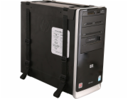 Techly ICA-CS 60 držák na počítač Držák PC na desku stolu Černá