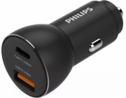 Nabíječka Philips USB-A + USB C nabíječka do auta