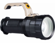 Libox Latarka akumulatorowa wielofunkcyjna LB0109 NEW Black Hand flashlight LED